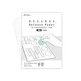 剥離紙シート A6サイズ 15枚入 貼って剥がせる厚手片面シール台紙 シールブック 手作り シールのおすそ分け シールのコレクション フレークシールの台紙 剥離紙 シール台紙 セパレーター シール帳 自作 大容量 手帳に挟める シール遊び マステの仮置 はがせるシール帳 剥がせる 剥離紙 (A6)