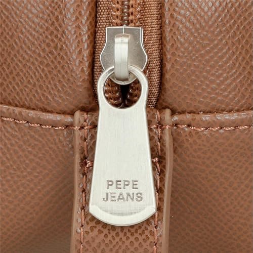 Pepe Jeans Elia Borsa A Tracolla Marrone 21 X 14 X 5 Cm Pelle Sintetica By Joumma Bags, Marrone, Taglia Unica, Tracolla - 8