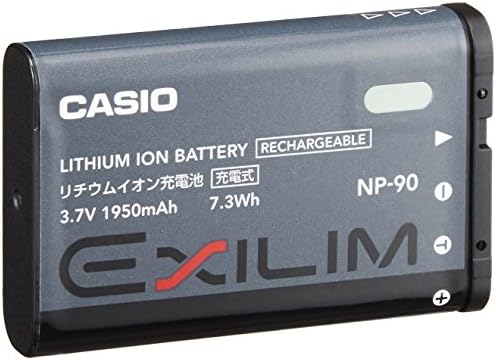 DSTE 2-Pacco NP-90 Ricambio Batteria + DC94E Caricabatteria Compatibile per Casio Exilim EX-H10 EX-H15 EX-H20G EX-FH100 EX-FH100BK
