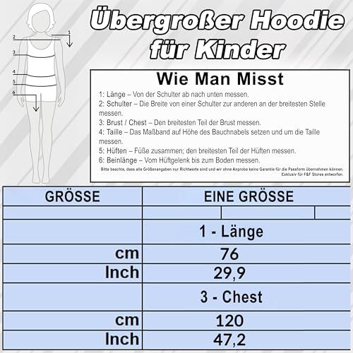 Disney Stitch Kapuzenpullover Mädchen, Übergroße Hoodie Decke Kinder mit Sherpa-Kapuze und Kängurutasche One Size (Blau Stitch)