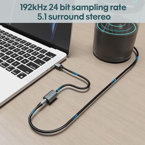 Câble visuel en fibre PURPLELILY avec lien USB audio clair sans interférence - 2