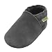 Sayoyo Lowest Best Baby Soft Sole Prewalkers Baby Toddler Shoes Cattle cashmere Shoes(Grey ,6-12 months)