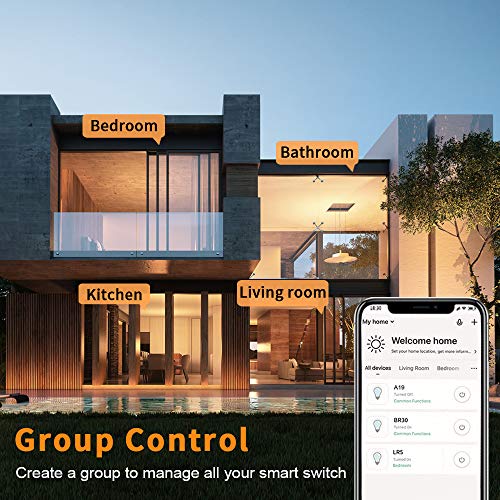 Alexa Light Switch, Double Smart WiFi Light Switches, Smart Switch 2 Gang Compatible with Alexa and Google Home, Neutral Wire Needed, with Remote Control, Timing Schedule, No hub Required (2Pack) by bekca - Image 6