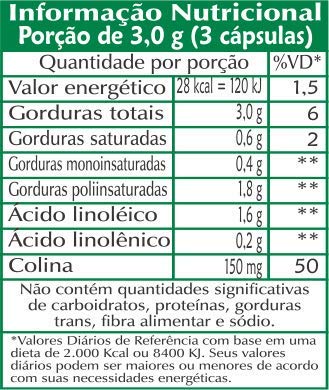 Lecitina De Soja 1000 MG 60 Cápsulas Fitoactive