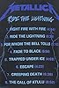 Metallica Ride The Lightning T-Shirt, M, Black (Black Black) #4