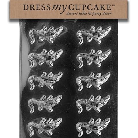Dress My Cupcake Chocolate Candy Mold, Small Alligators Cover