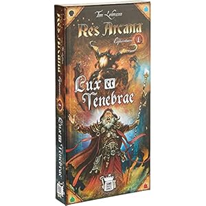 Res Arcana Lux et Tenabrae Board Game EXPANSION – Magical Fantasy Adventure Game, Strategy Game for Kids & Adults, Ages 14+, 2-5 Players, 30-60 Min Playtime, Made by Sand Castle Games