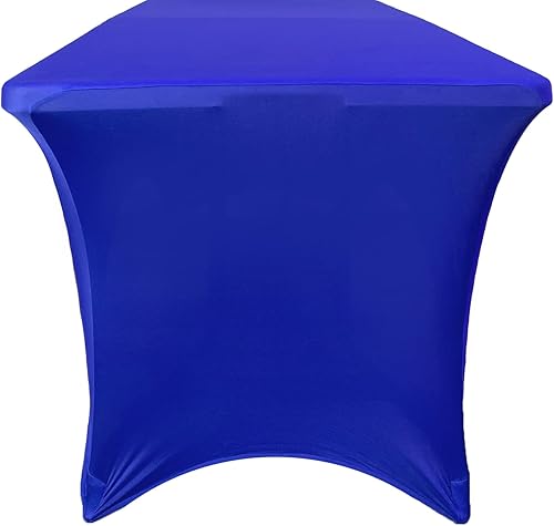 Miniatura 20 de YOUR CHAIR COVERS - Paquete de 2 manteles de mesa elásticos de elastano para mesas rectangulares de 6 pies, 72 pulgadas de largo x 30 pulgadas