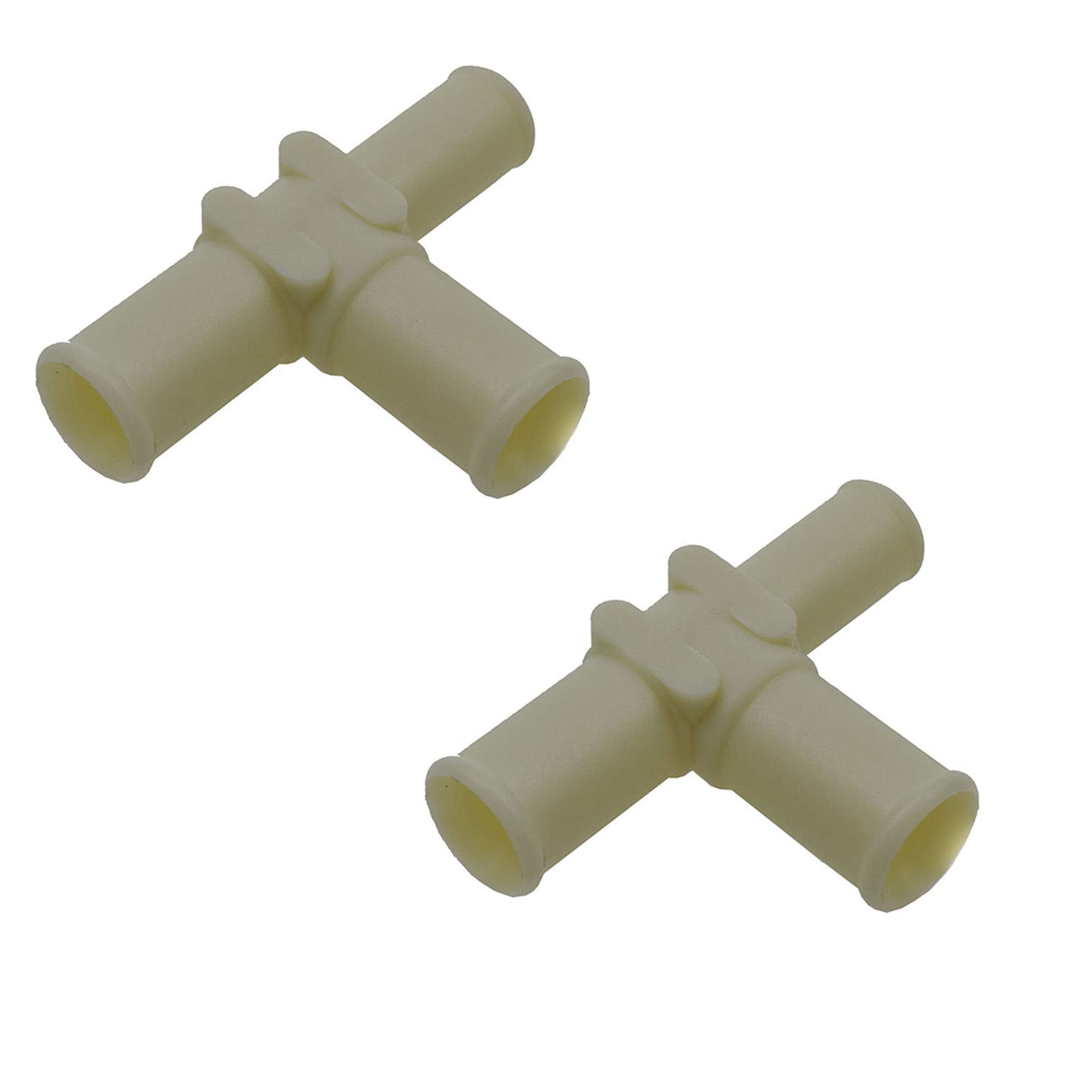 Amazon.com: 2 Pcs Heater Hose T Connector Coolant T Pipe for