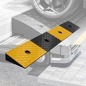 Portable Wheelchair Ramp Heavy Duty Plastic Threshold Ramp Set Threshold Ramp Professional Grade Loading Ramps 15 Ton Driveway Ramp For Loading Dock Driveway Vehicles Suv 7 51ccfeyd