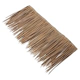 OFFSCH Leichtes Pe Dach mit Realistischem Design Rollform für Strandhütten und Tiki Riegel Dächer als Künstliches Strohdach