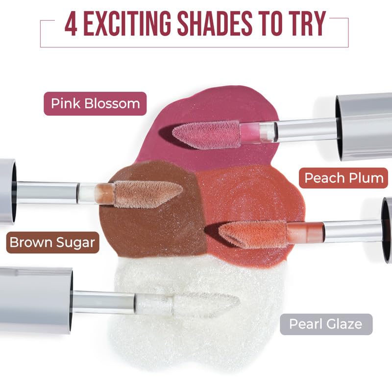 Insight Cosmetics Hydrating Gloss|Highly Pigmented|Glossy Texture |Long Lasting |Dramatic Color |Keeps Lips Hydrating,3.5gm(04-Pink Blossom) - Image 6