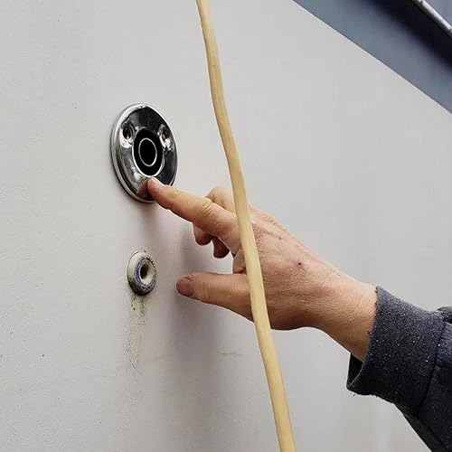 Miniatura 3 de GAOERFU Accesorio recto de acero inoxidable 316 para tubo de escape de casco, accesorios de tubo de 0.945in con pernos y tuercas, para calentadores