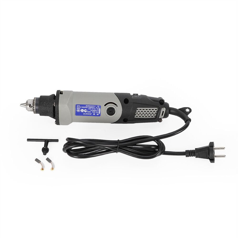 Mini smerigliatrice elettrica, 400 W, trapano elettrico, smerigliatrice, smerigliatrice, smerigliatrice elettrica, utensile rotante, velocità variabile, mini lucidatura, trapano elettrico a mano