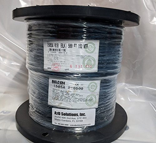 Belden 1505A RG59/20 HD and SDI Digital Coaxial Cable - 500 ft