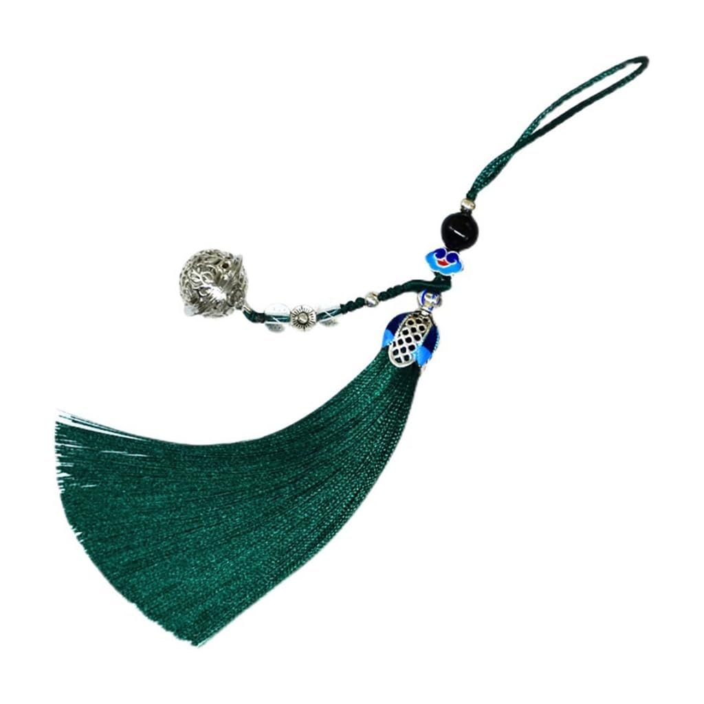 GMBYLBY Oriental Bells Charm Ornament For Car Or Home Decoration Handmade Tassels Pendant Keychain Fashion