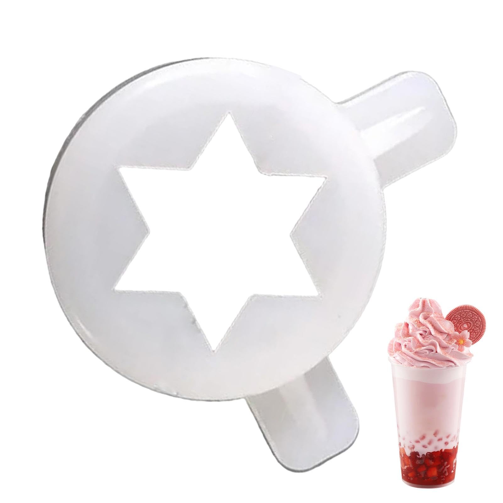 FANGZ Bouchon de modélisation de machine à crème glacée, capuchon de modélisation étoile hexagramme, Capuchon de modélisation Hexagram Design avec diamètre intérieur de 29 mm, Pièce de rechange de