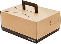 Vista 2 de Restaurantware Cater Tek - Cajas de alimentos de 9 x 7 x 3 pulgadas, 100 recipientes de alimentos resistentes a la grasa para llevar, con asa, papel
