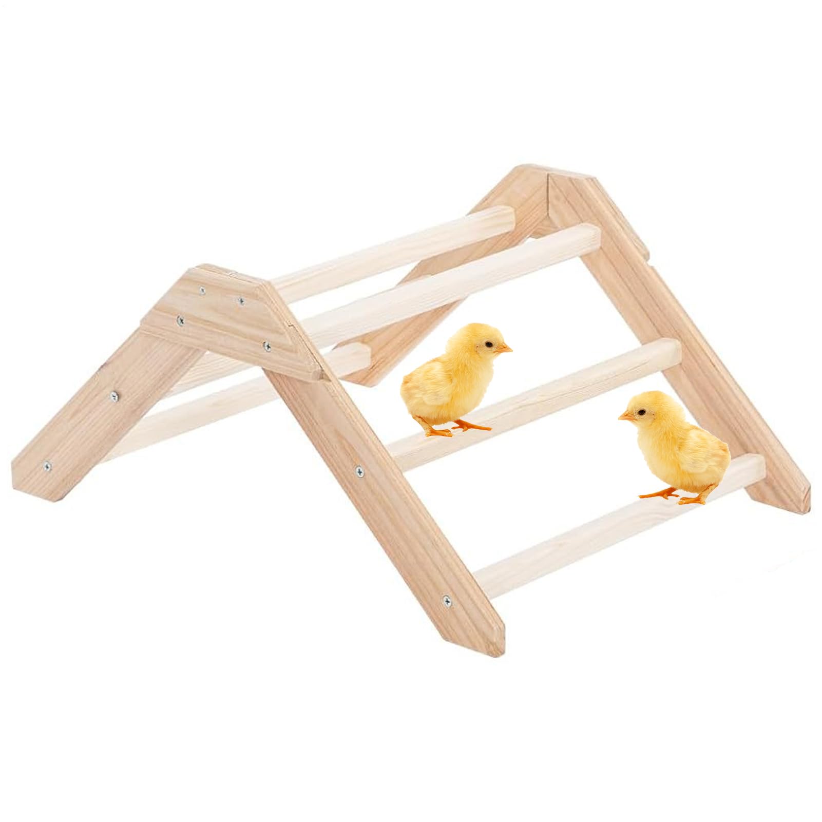 Perchoir à poules pour poulaillers | Escabeau en bois pour poules | Échelle Cage animaux domestiques et volaille