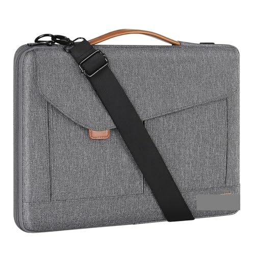 Funda de ordenador 15.6 pulgadas tipo sobre con bandolera acolchada anticaídas