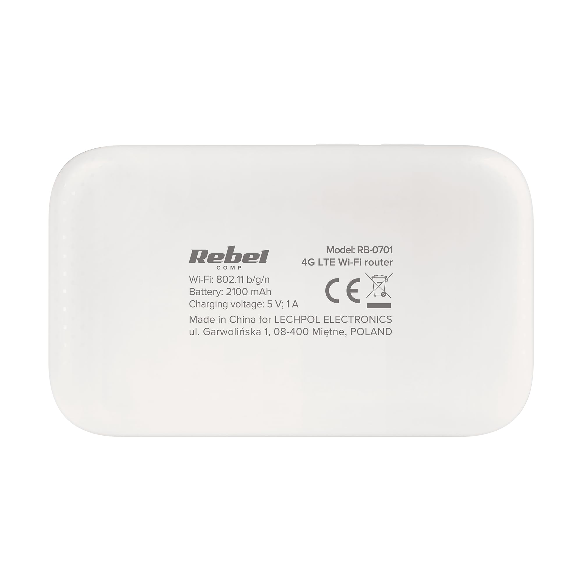 Rebel Electro Router na Kartę SIM Mobilny Przenośny 4G LTE RB-0701