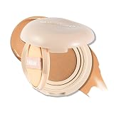 SHEGLAM Lock & Go Long-Lasting クッションファンデーション ソフトマット 軽いつけ心地 ウォータープルーフ 毛穴カバー - Honey