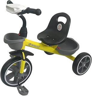 Tricycle for Kids, Baby Cycle with Light and Music, Kids Tricycle with Back Storage Basket & 3 Wheels, Baby Cycle Bike For 2 to 5 Years Boys Girls (sky blue) BY HAPPY KIDDO (GREEN)