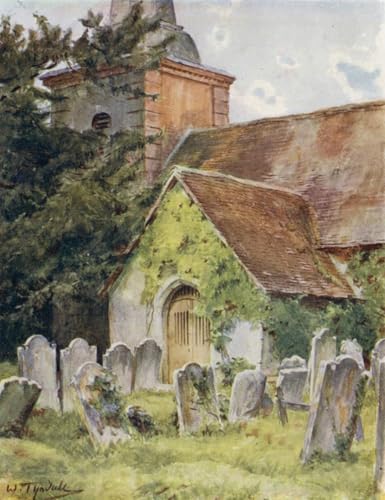 Affiches et gravures église New Forest Brokenhurst Tyndale tableau décoration salon 60x90cm