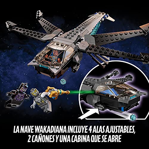 LEGO, 76186 Super Heroes Dragon Flyer de Black Panther, Multicolor