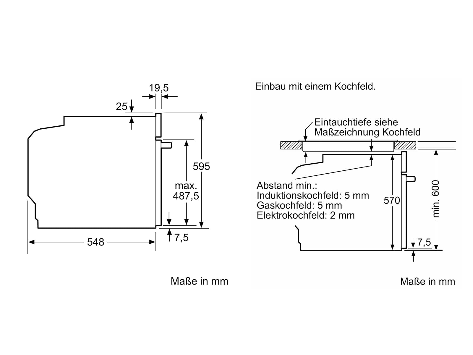 Bosch HBA510BA3, seria 2, piekarnik do zabudowy, 60 x 60 cm, gorące powietrze 3D zapewnia równomierne pieczenie na 3 poziomach, szybkie nagrzewanie, halogenowe oświetlenie wewnętrzne, kolor czarny