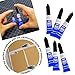 BAZIC Products Super Glue – Small Tube for Crafting, Fabric, Ceramics, Plastic & DIY Repairs, Fast-Drying Clear Glue for Home, School & Office, 6/Pack, 1-Pack