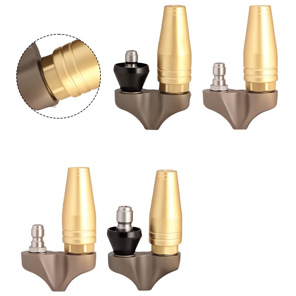 Ugello di pulizia per idropulitrici turbo inverter (3600 PSI) per idropulitrici, impianti di irrigazione delle piante e impianti di irrigazione da giardino (connettore da 3/8" + custodia