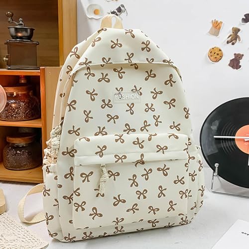 Mochila escolar de lazo para adolescentes y chicas de secundaria con espacio para cuadernos de 12'' 3