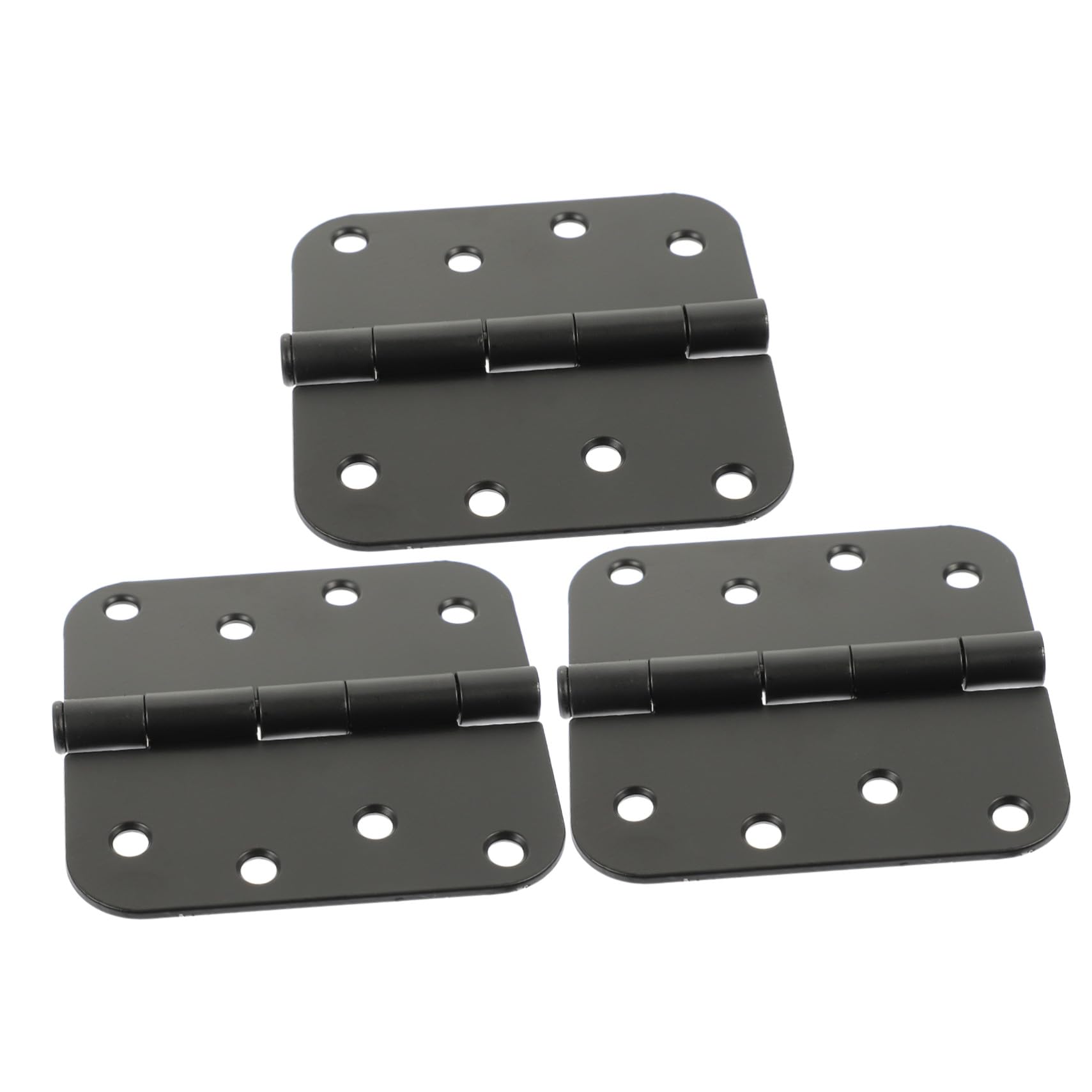 Charnières de porte iplusmile en métal noir pour réparer les fermetures d'armoires usées