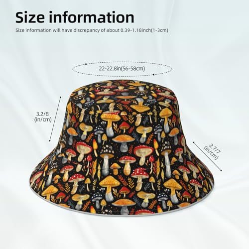 Image of Bucket Hat Double-Side-Wear Reversible Sun Hat Beach Travel Hiking for Women Men