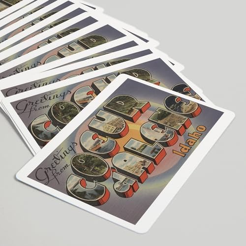 Baraja de 52 Cartas de Poker Coeur d'Alene Idaho miniatura 5