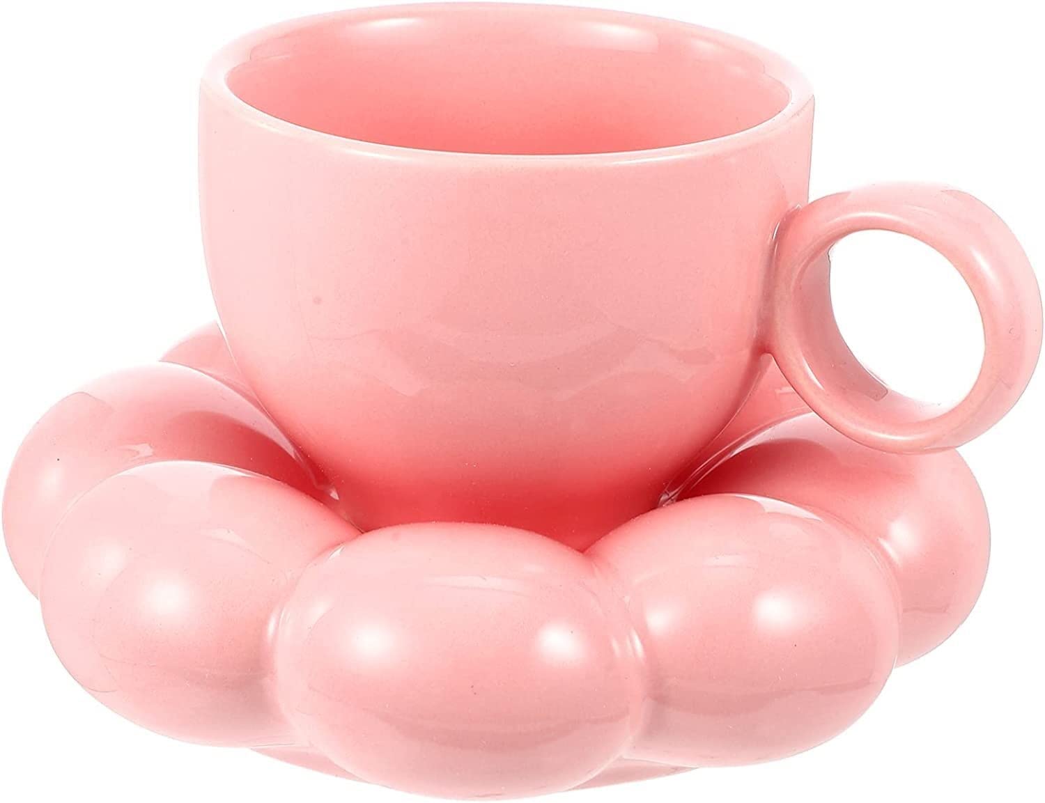 Filiżanka do herbaty Filiżanki do kawy Chmura Ceramiczny kubek do kawy Słonecznik Podstawka Filiżanka do kawy i spodek Śliczne zestawy do popołudniowej herbaty Mocha Mocha