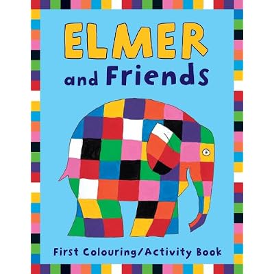Elmer and Friends First Colouring Activity Book