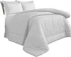 Edredom Grosso Dupla Face - Aconchegante Para Super King(Branco,King)