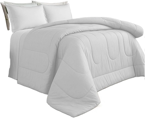 Edredom Grosso Dupla Face - Aconchegante Para Super King(Branco,King)