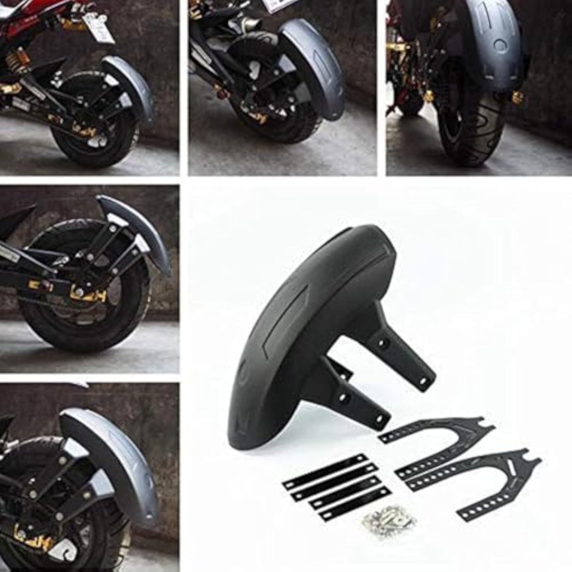 Unbreakable Strong Body Universal Mudflap/Tyre Hugger Motorcycle Rear Fender