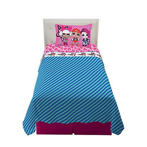 Franco Kids Bedding Super Soft Microfiber Sheet Set, 3 Piece Twin Size, L.O.L. Surprise