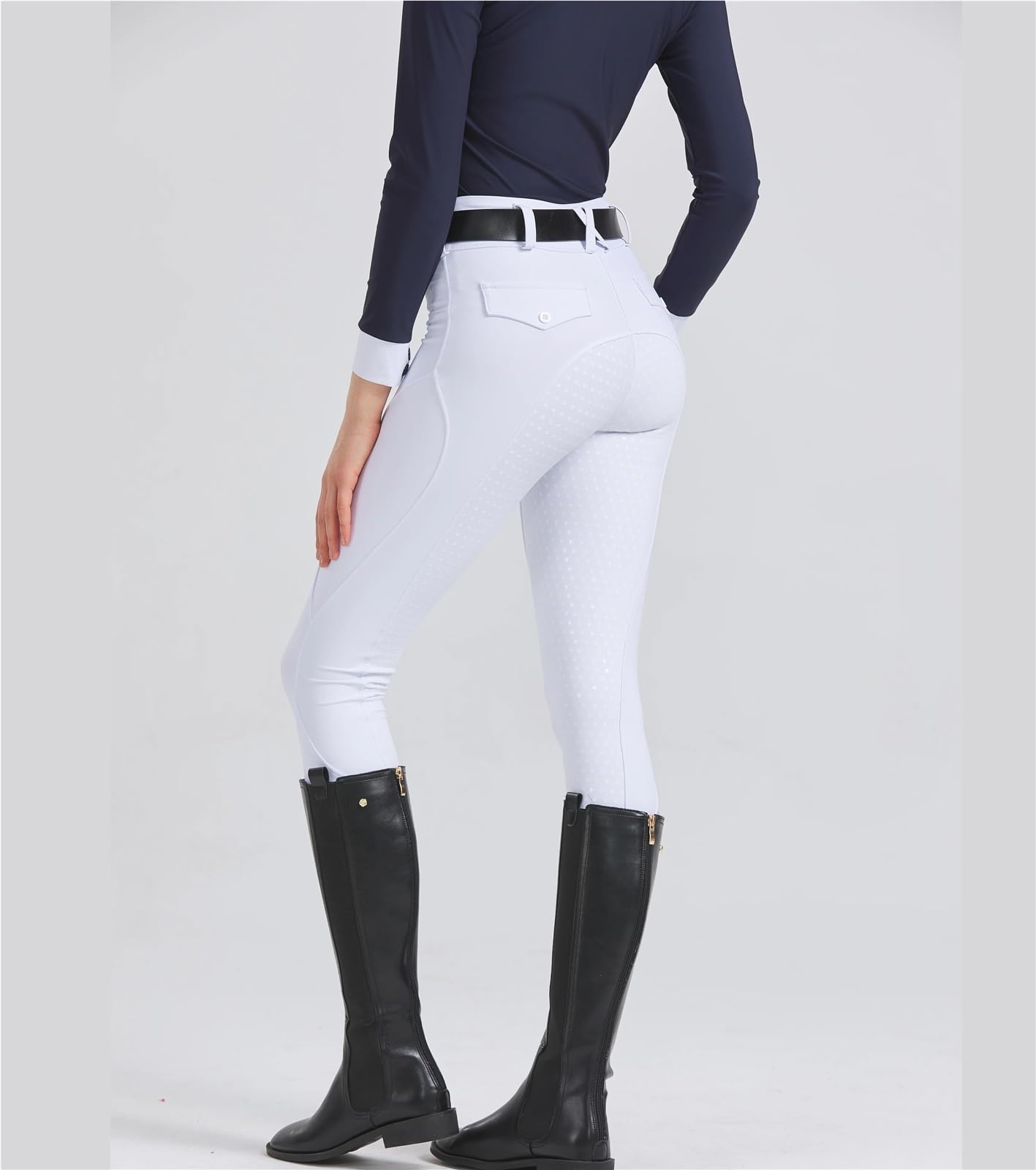 Mallas De EquitacióN Pantalones de equitación silicona antideslizantes, secado rápido y ajustados, for exámenes ecuestres