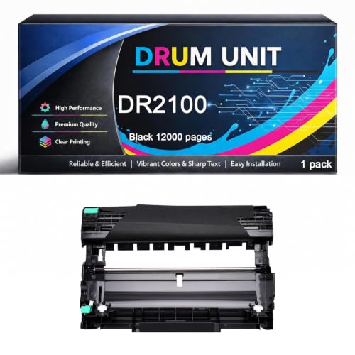 Image of DR2100 Drum Unit Compatible for Brother DR 2100 TN2120 12000pages