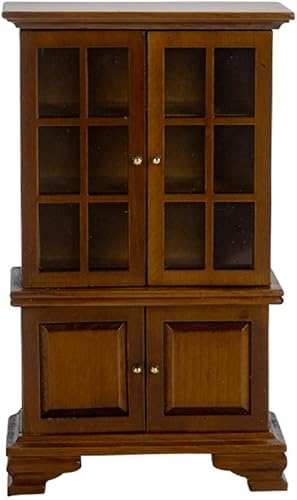 Miniatura 1 de Muebles de casa de muñecas, armario a escala 112, accesorios de cocina en miniatura, armario de madera, estante de exhibición para decoración de