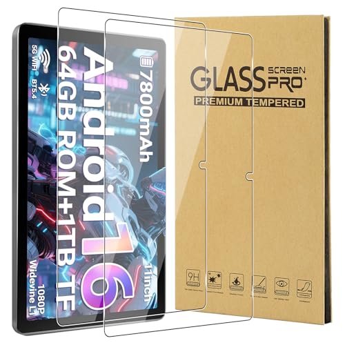 CONAPIKA 2 Pièces Protection Écran pour Laptok LPA7BK/Laptok Android 16 Tablet 11 Pouces, Dureté 9H, Anti Rayures, Sans Bulles, Ultra HD Claire Film Verre Trempé pour Laptok LPA7BK