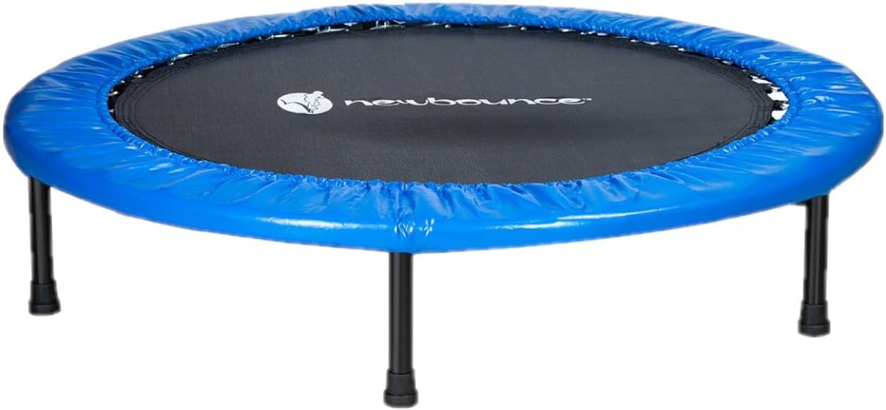 New-Bounce Mini Trampoline - Foldable Trampoline for Children and Adults - Fitness Rebounder Trampoline - Holds Up to 150-220 Lbs