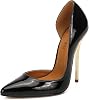 MAIERNISI JESSI Unisex Men's Women's D-Orsay Pointed Toe Stiletto Super High Heels Slip on Pumps