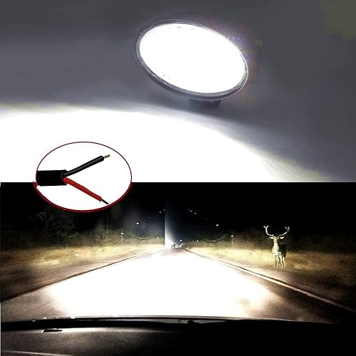 Miniatura 9 de Ourbest Barra de luz LED de trabajo, ovalada de 6 pulgadas, luces LED de tractor de 1224 V, compatible con John Deere Tractor 4010 4230 4430 3010