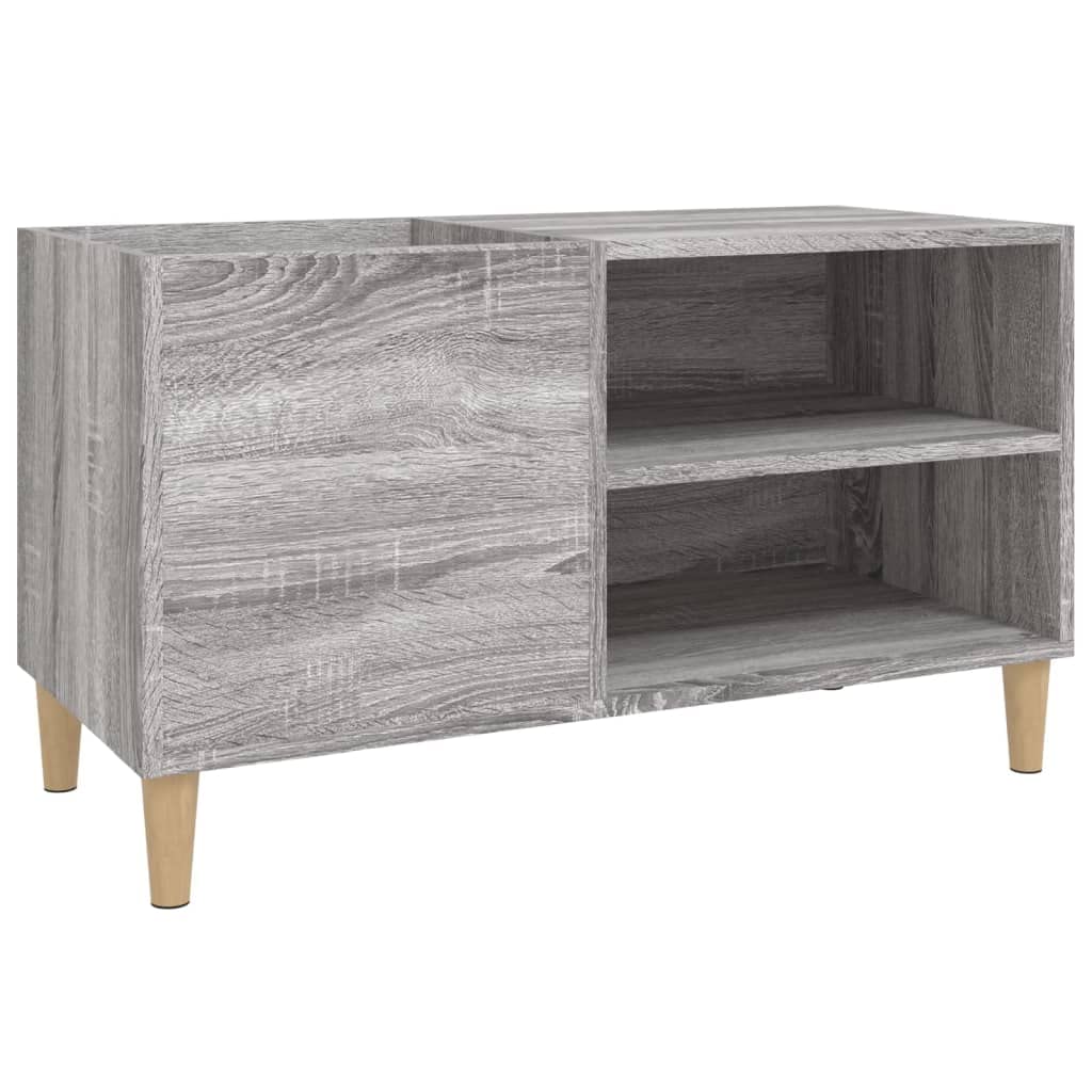 Vidaxl ( Sonoma, 84.5 X 38 X 48 Cm) Record Cabinet Office Vinyl Storage Cabinet Sideboard Engineered Wood Grey